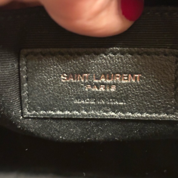 Saint Laurent Lou Lou Medium YSL Camera Bag with Pocket in Quilted Leather - Picture 6 of 15